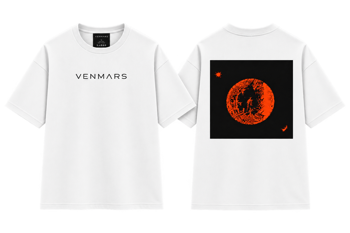 VENMARS oversized T-shirt front and back