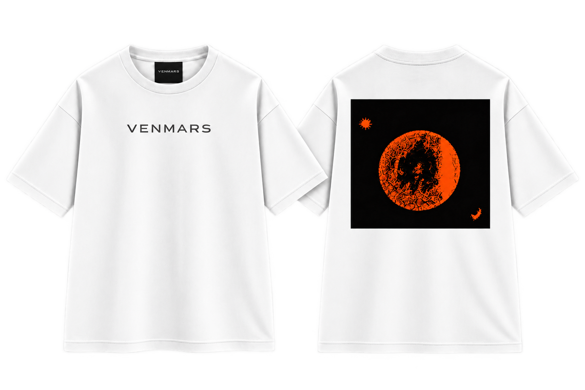VENMARS oversized T-shirt front and back